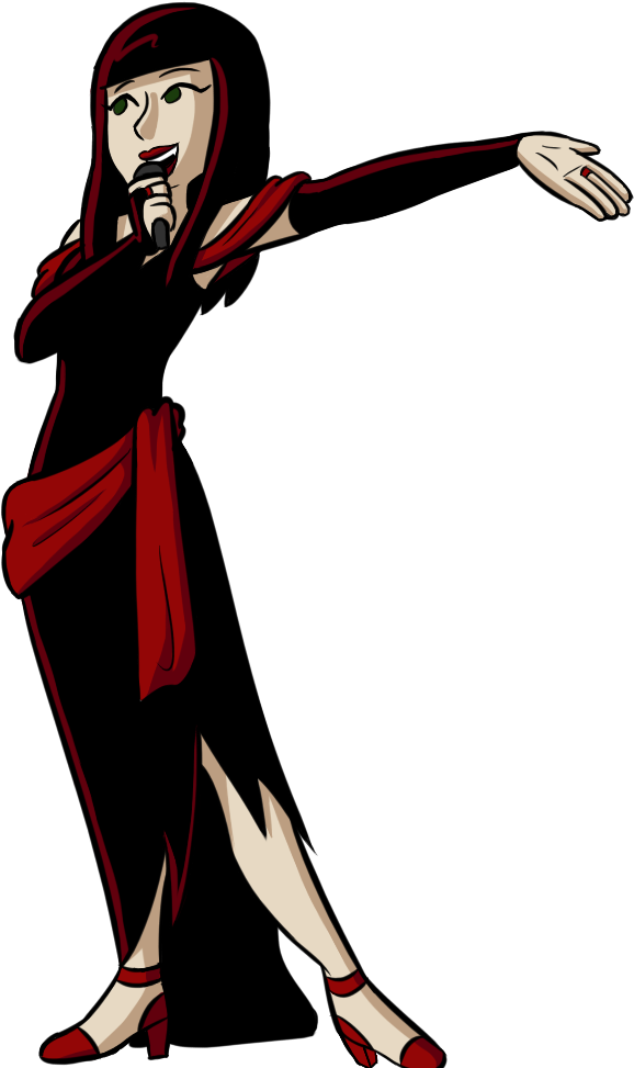 Thorn Hex Girl - Kiss The Hex Girls Clipart (578x973), Png Download