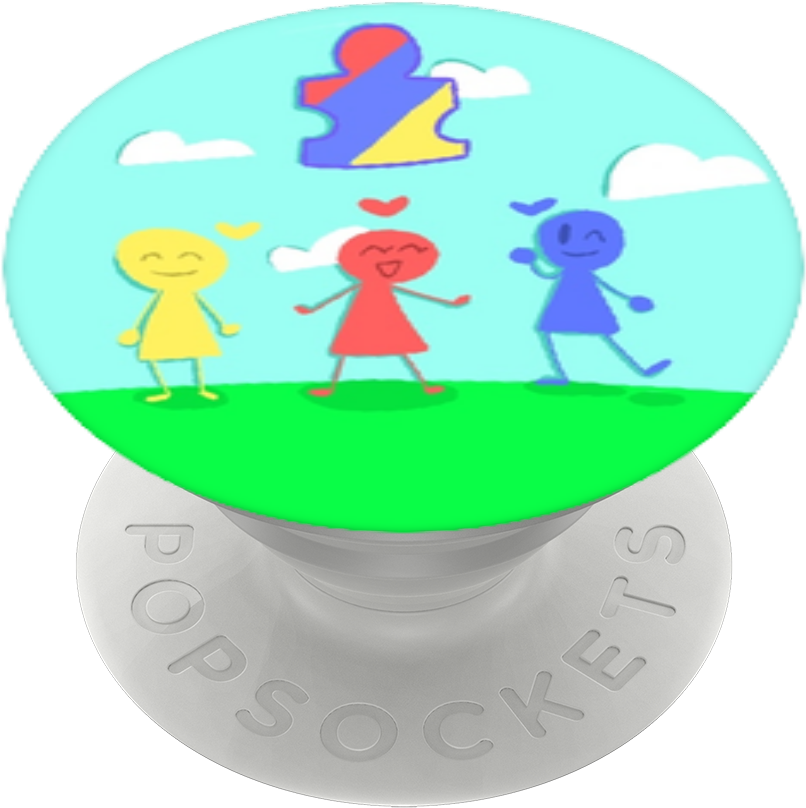 Autism Speaks, Popsockets - Illustration Clipart (989x1000), Png Download