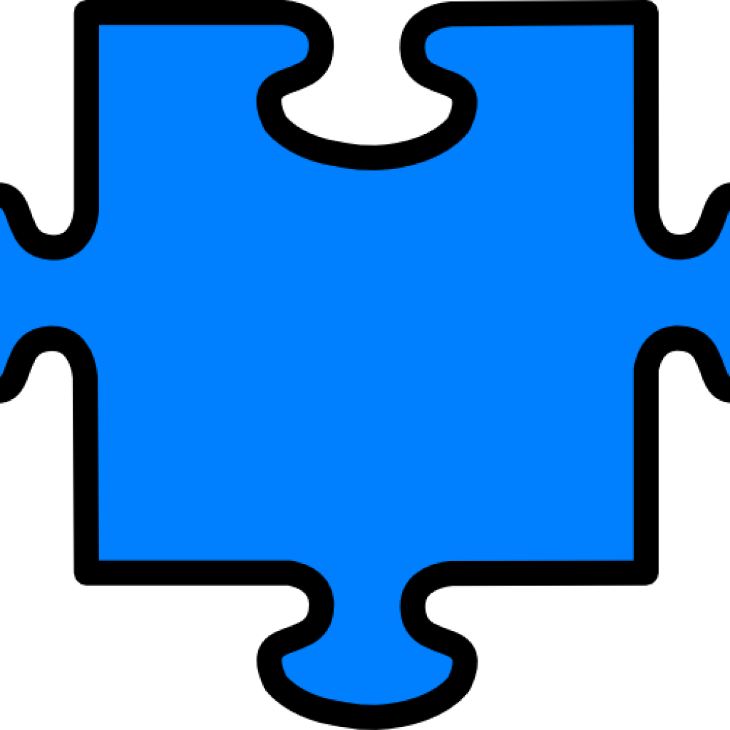 Autism Puzzle Piece Png - Puzzle Piece Outline Clipart (1024x1024), Png Download
