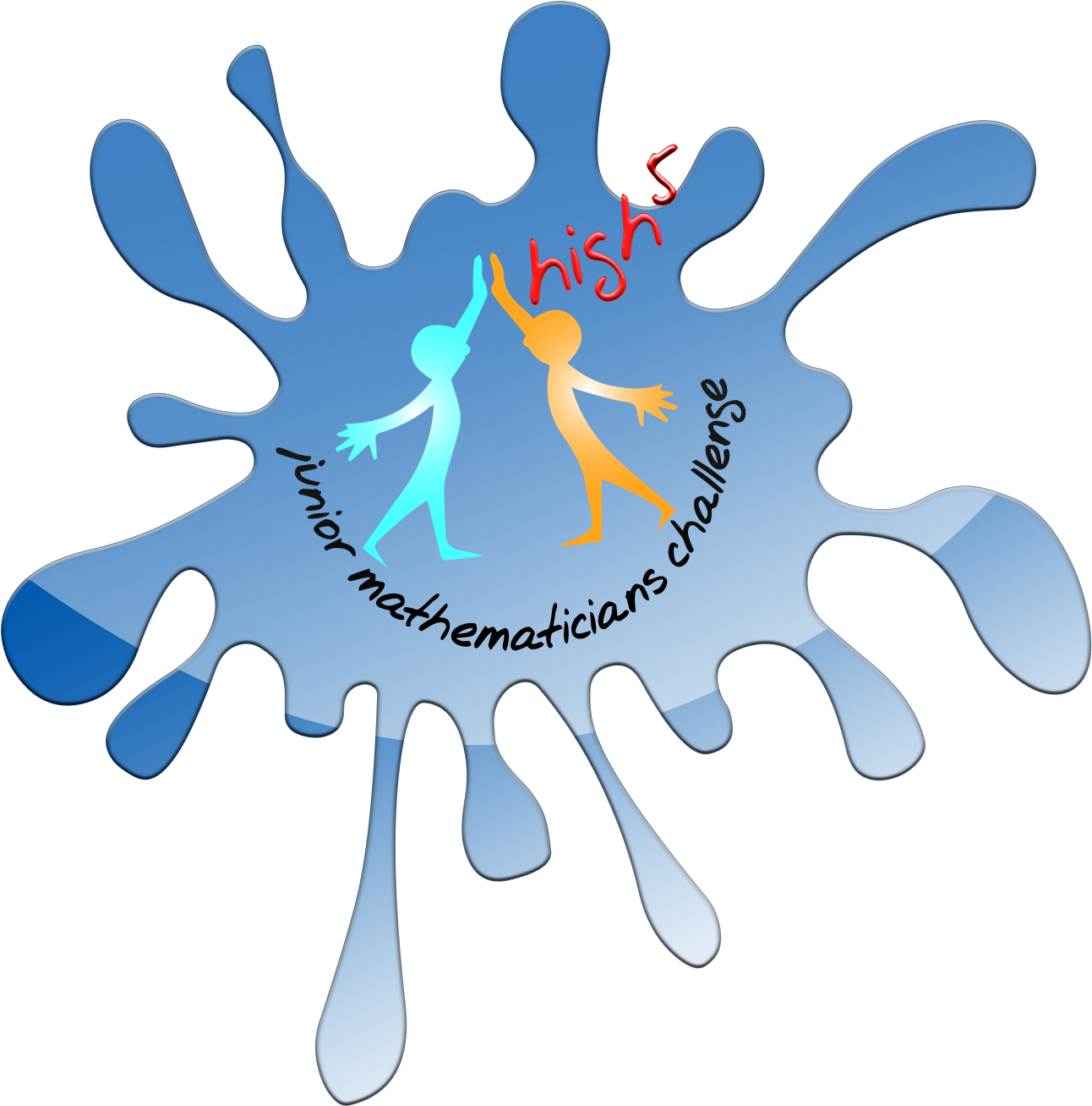 High - High 5 Maths Clipart (1300x1315), Png Download