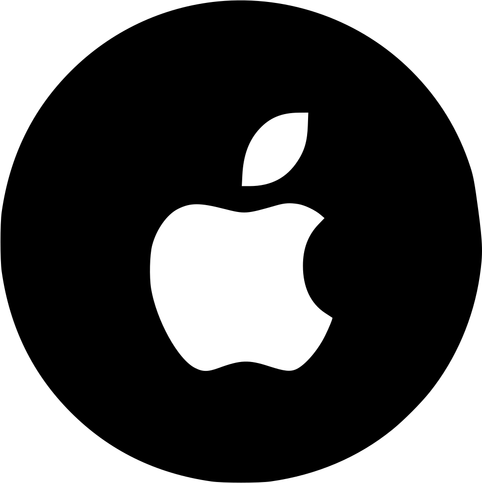 Apple Ios Logo Mac Os Platform System Comments - Notification Bell Icon White Clipart (981x982), Png Download