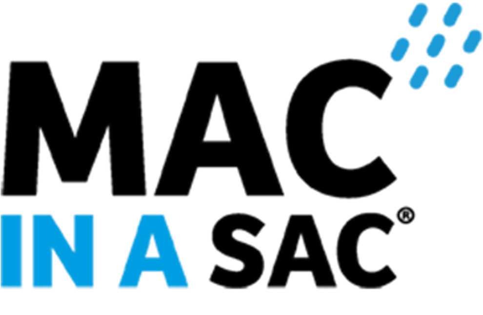 Mac In A Sac - Electric Blue Clipart (1000x1000), Png Download