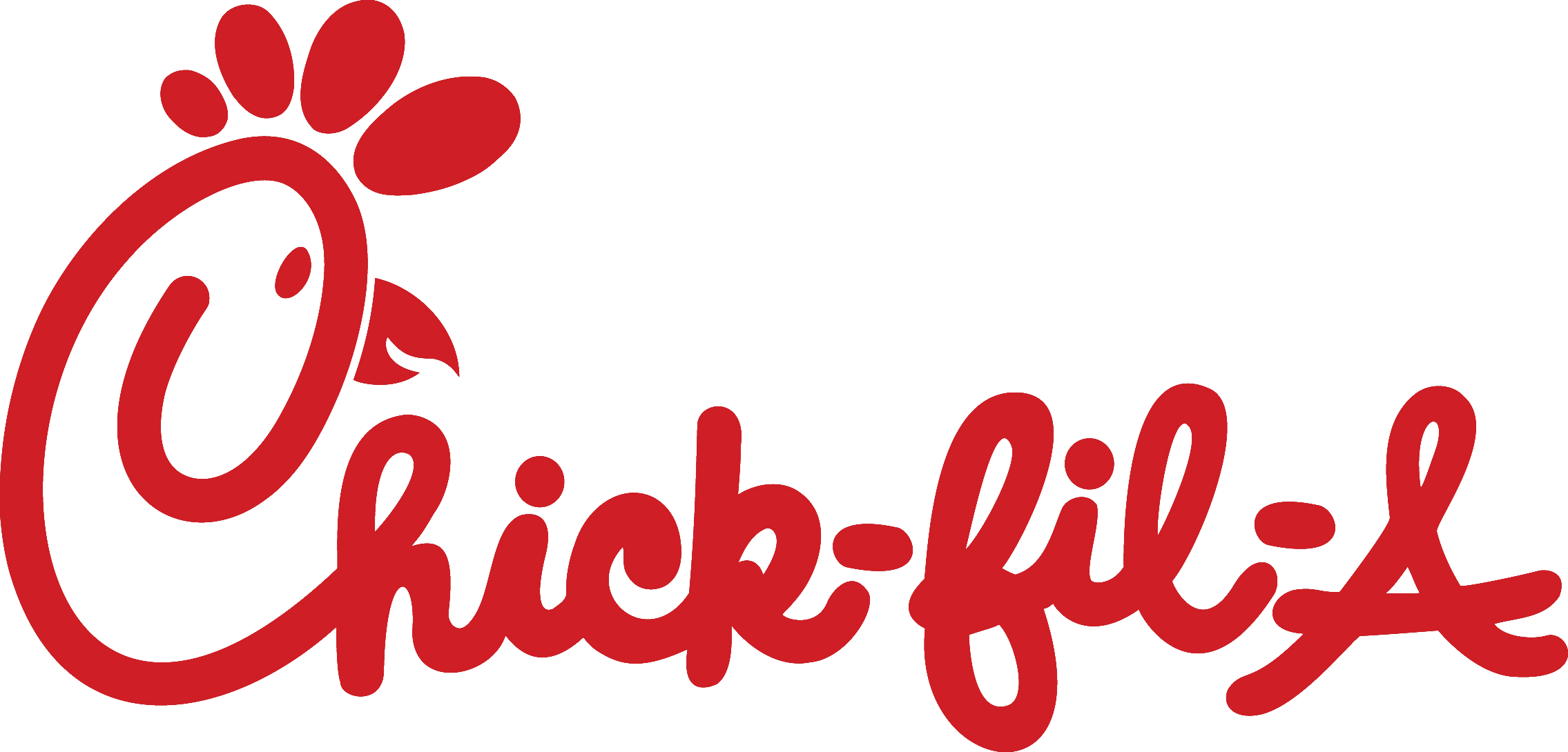 Chick Fil A - Chick Fil Png Clipart (2271x1090), Png Download