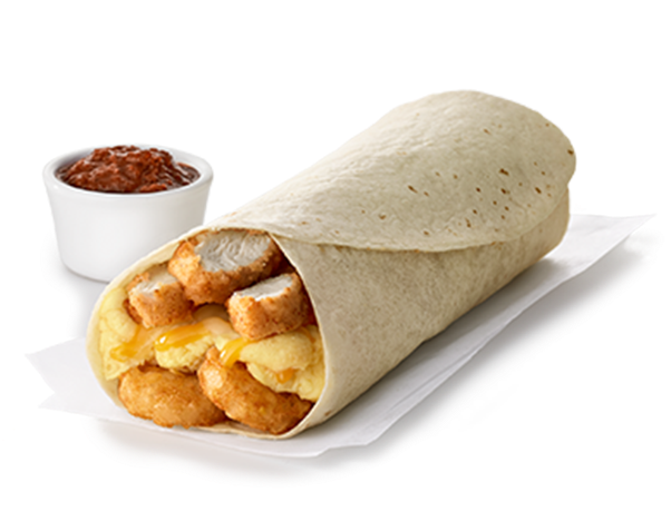 Chick Fil A Hash Brown Scramble Burrito Clipart (620x620), Png Download