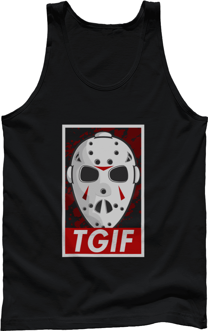 Friday The 13th - Active Tank Clipart (706x1121), Png Download