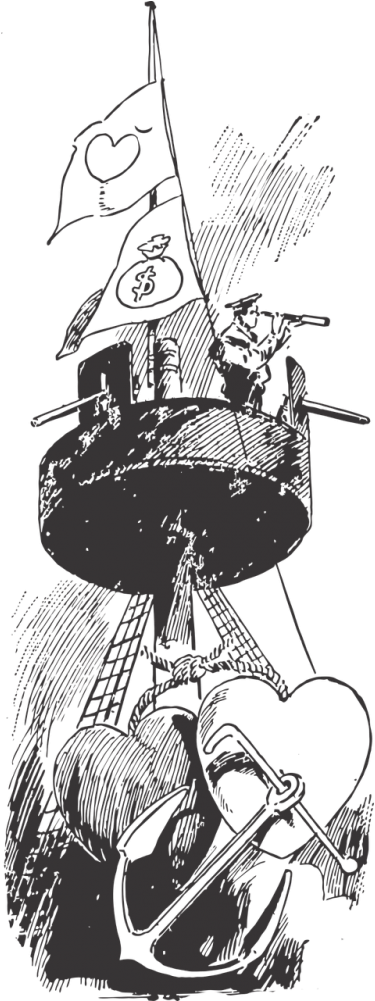Sailor,vintage,vintage Art,vintage Illustration,crows - Gambar Hitam Putih Pelaut Clipart (500x1000), Png Download