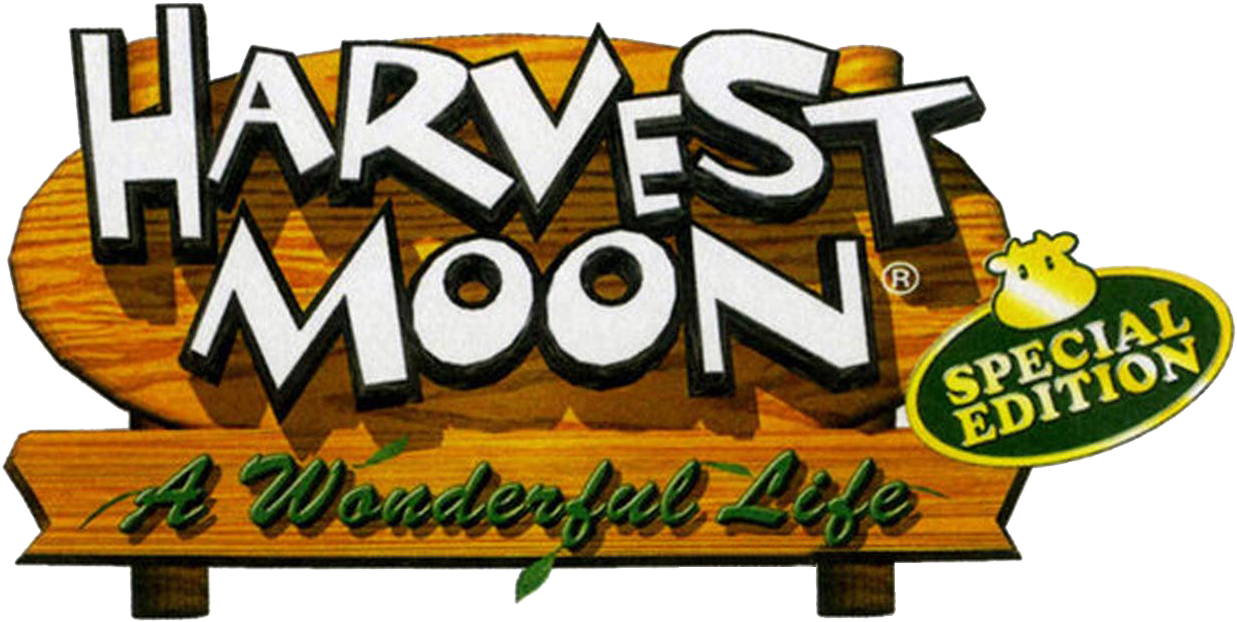 Harvest Moon Logo Png - Harvest Moon A Wonderful Life Special Edition Logo Clipart (1260x644), Png Download