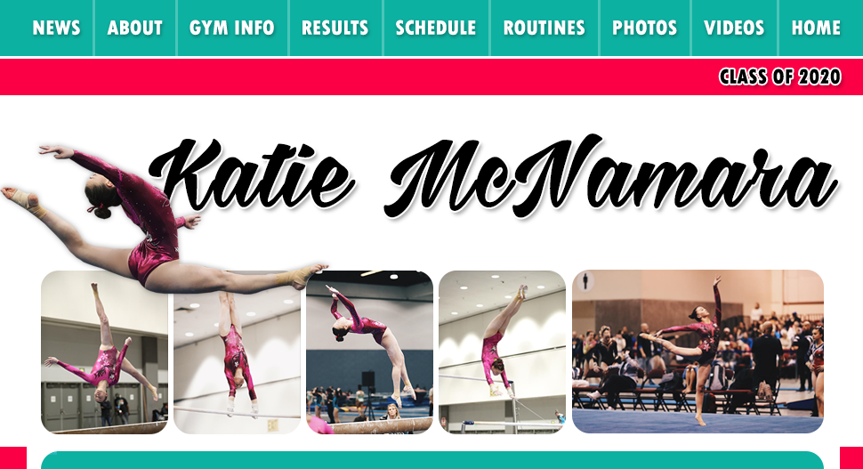 Katherine "katie" Mcnamara Was Born On October 4, 2002 - Artistic Gymnastics Clipart (970x527), Png Download