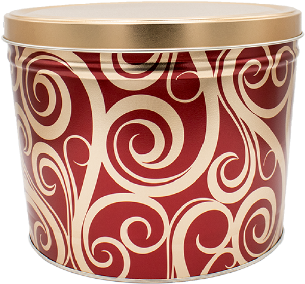 15t Golden Swirls - Flowerpot Clipart (600x600), Png Download