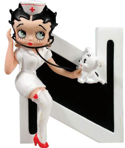 Betty Boop Nurse Clipart (653x585), Png Download