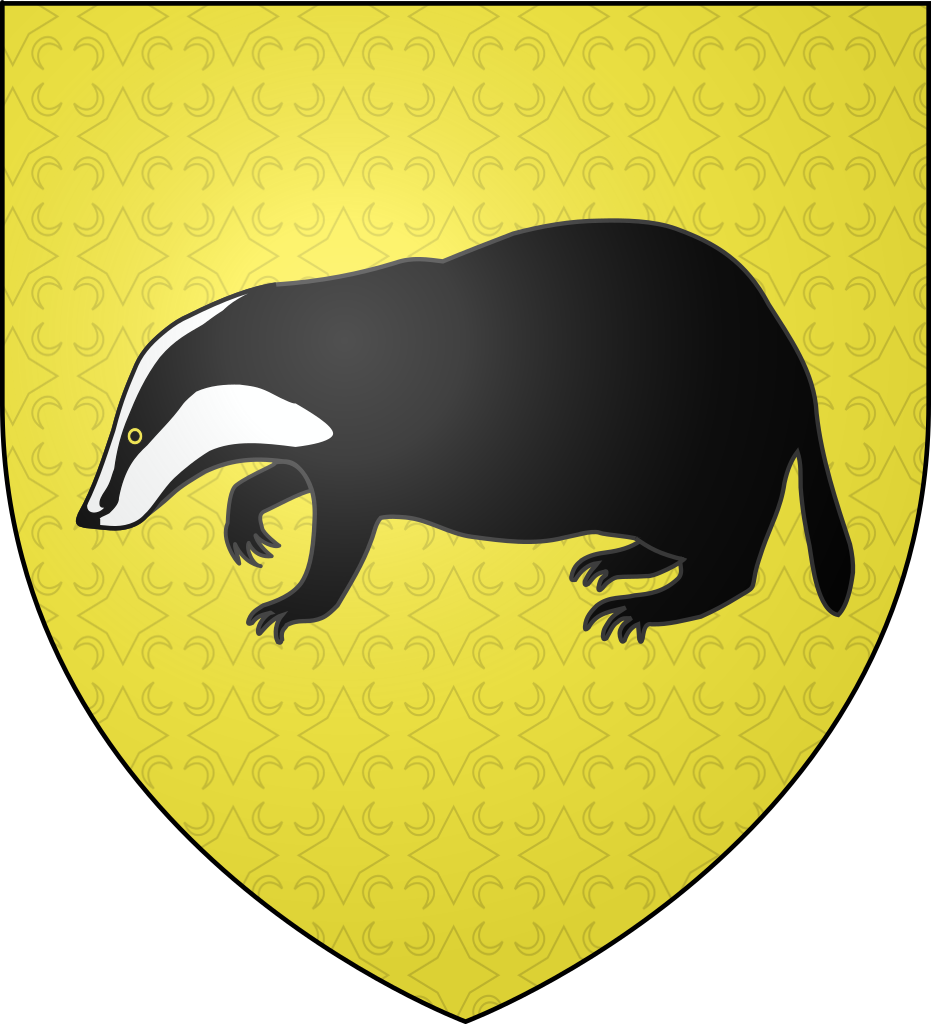 File - Blason Poufsouffle - Svg - Hufflepuff Traits Clipart (931x1024), Png Download