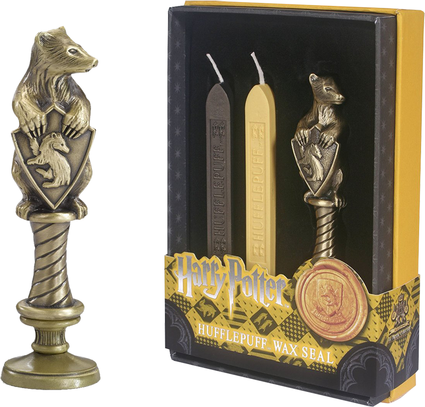 Hufflepuff Crest Wax Seal Kit - Harry Potter Wax Seal Hufflepuff Clipart (1000x1000), Png Download