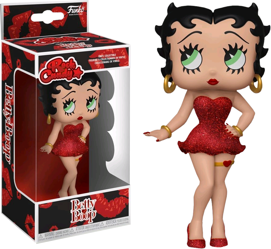 Betty - Funko Rock Candy Betty Boop Clipart (885x813), Png Download