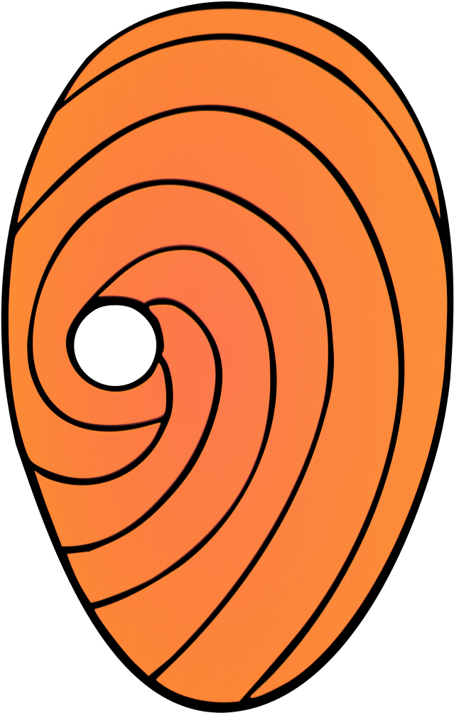File - Masque Madara - Svg - Mascara Do Tobi Clipart (682x1023), Png Download