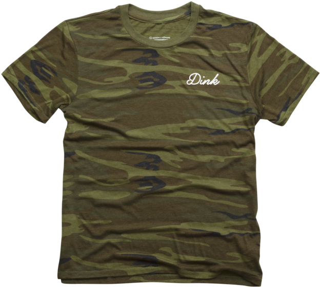 White Dink Camo Tee - Active Shirt Clipart (650x650), Png Download
