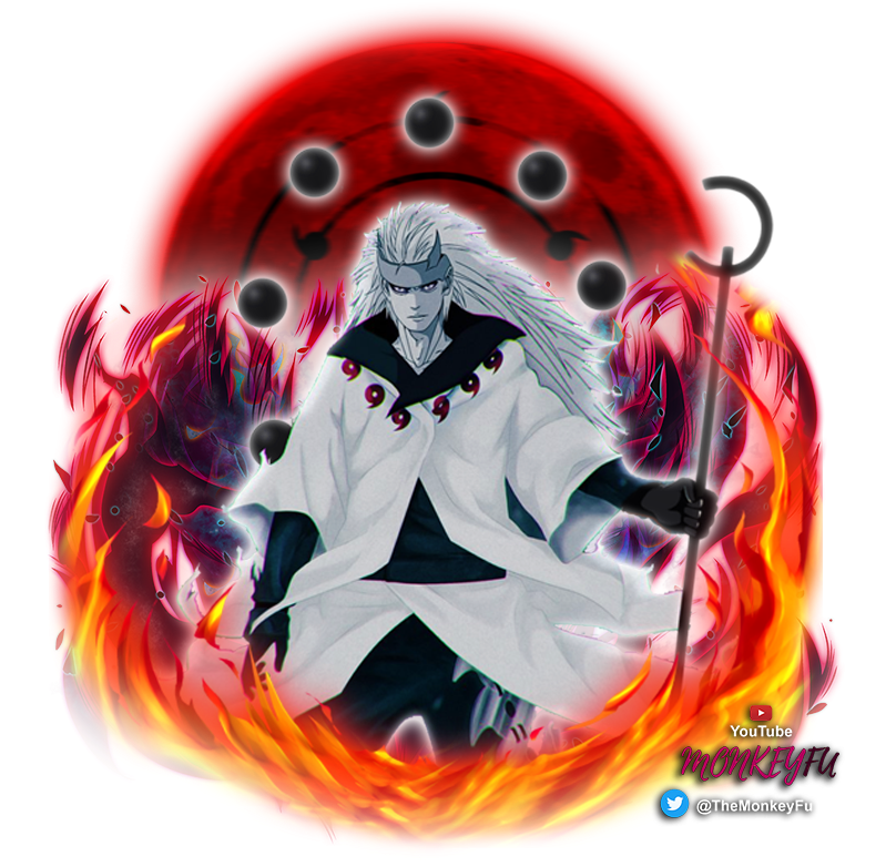 Fluff6 Star Sage Of Six Paths Madara Fan-art - Naruto Blazing Madara Six Paths Clipart (819x975), Png Download