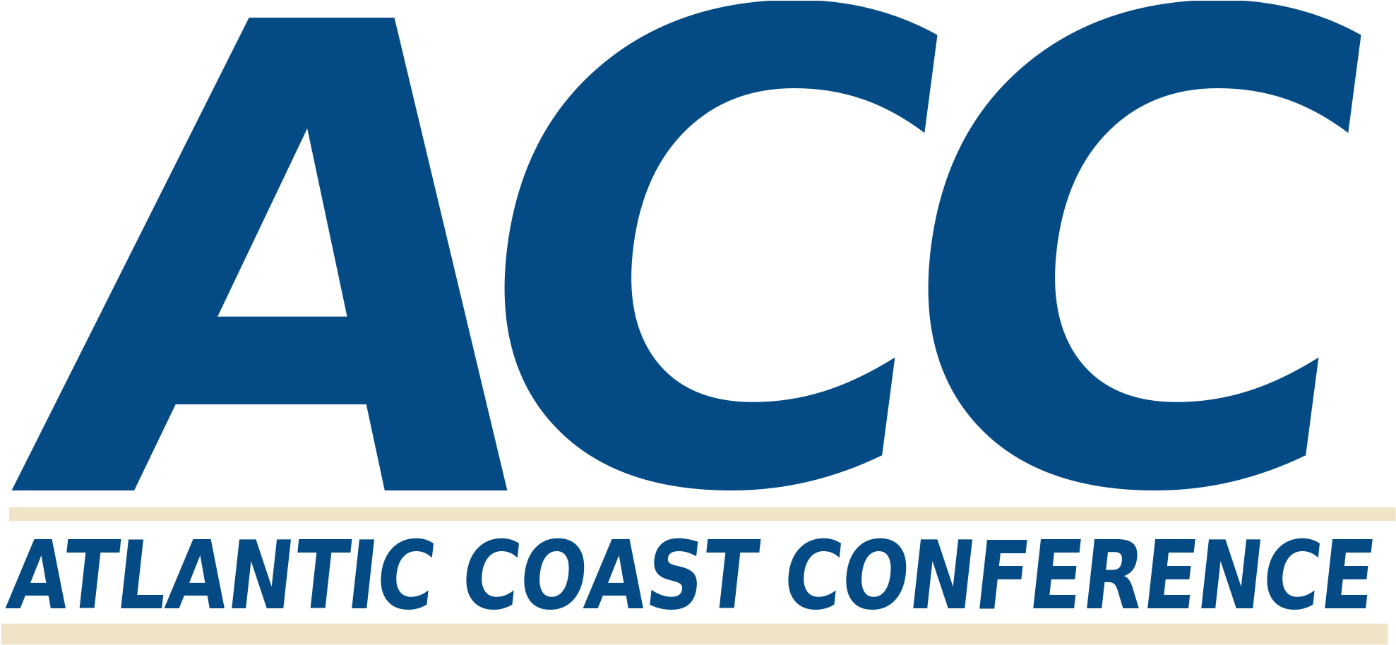 Acc Logo - Atlantic Coast Conference Clipart (2000x913), Png Download