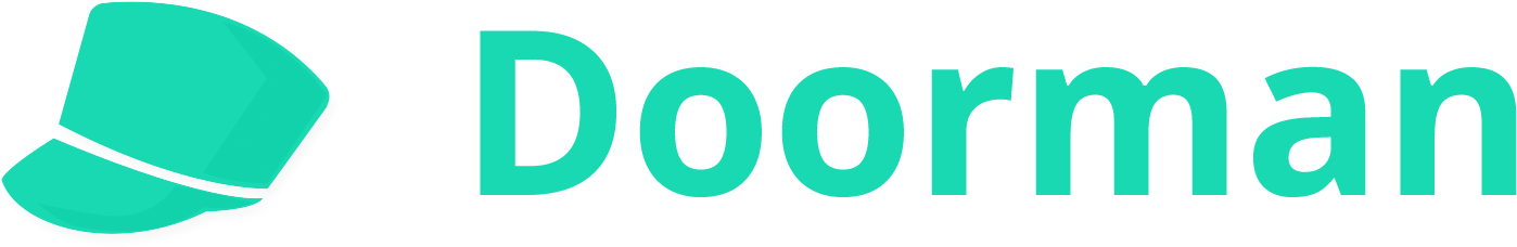 Doorman Logo Clipart (1824x557), Png Download