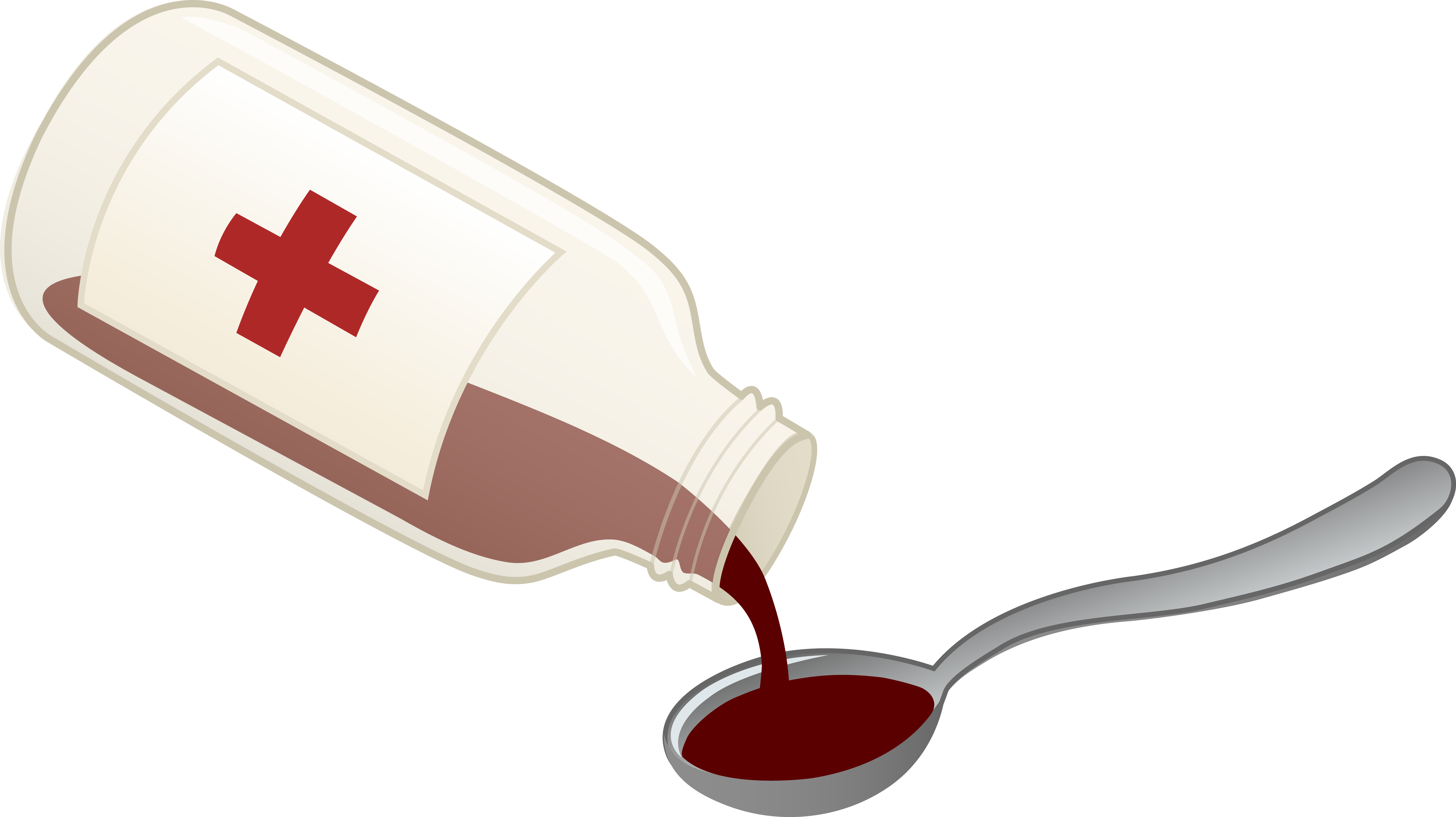 Drugs Clipart Drug Administration - Syrup Medicine Clipart - Png Download (7503x4211), Png Download