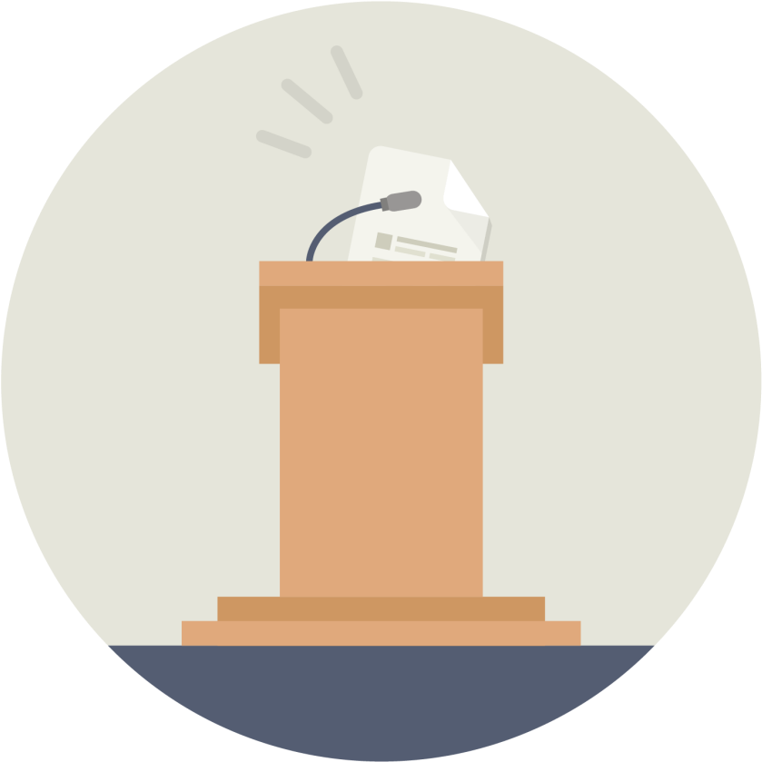 Vector Free Stock Martin Luther Clipart Stage Speech - Illustration - Png Download (1024x1024), Png Download