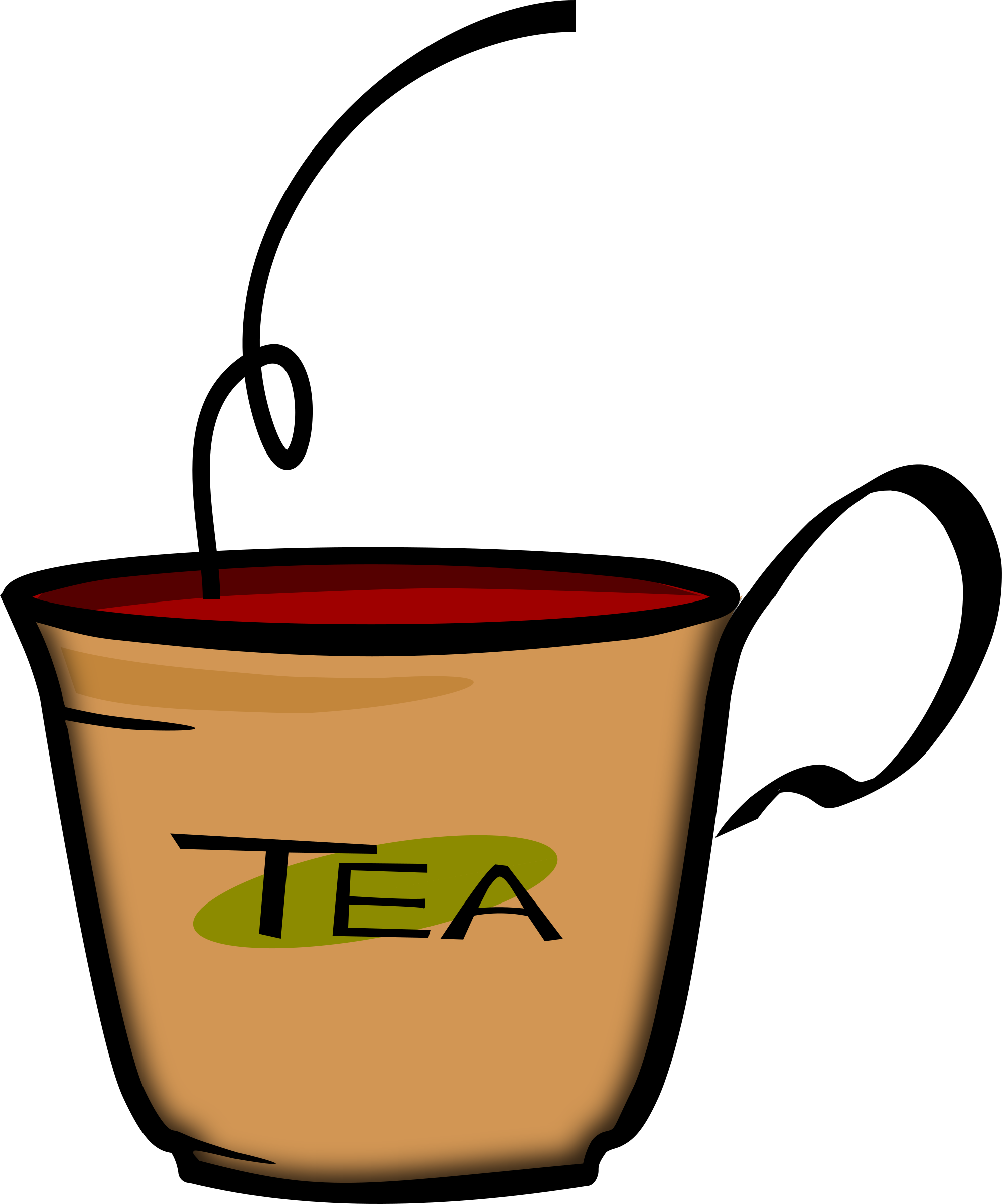 Big Image - Clip Art Of Tea - Png Download (1997x2400), Png Download