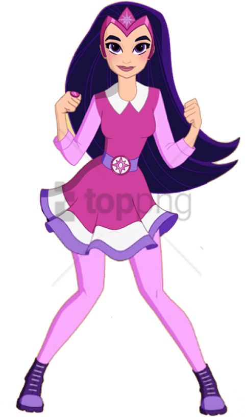 Free Png Download Dc Super Hero Girls Star Sapphire - Star Sapphire Dc Super Hero Girls Clipart (481x823), Png Download