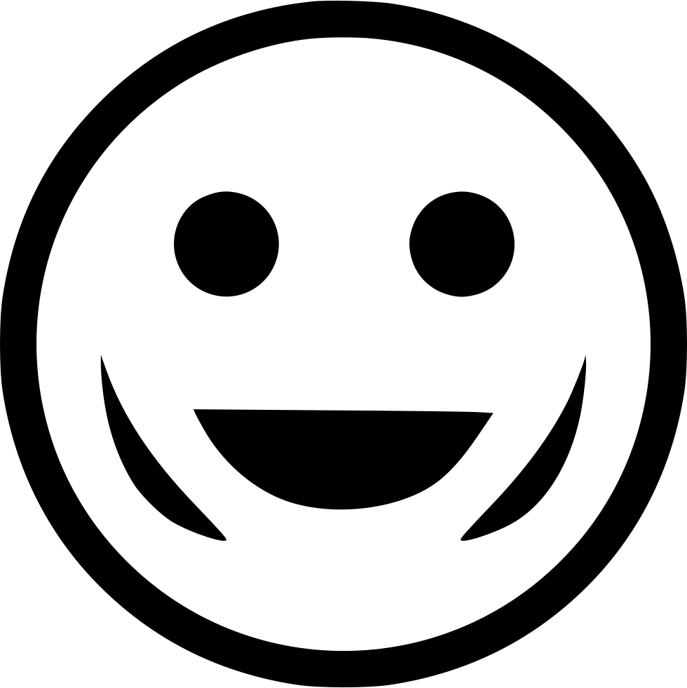 Happy Smile Smiley Comments - Crying Rain Emoji Black And White Clipart (980x982), Png Download