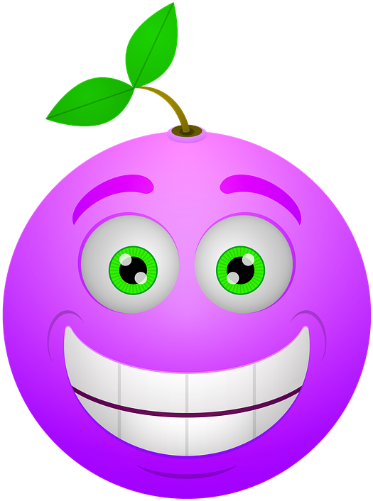 Smiley, Berry, Happy, Smile, Icon - Smile Clipart (720x720), Png Download