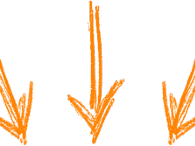 Drawn Arrow Orange - Business Clipart (640x480), Png Download