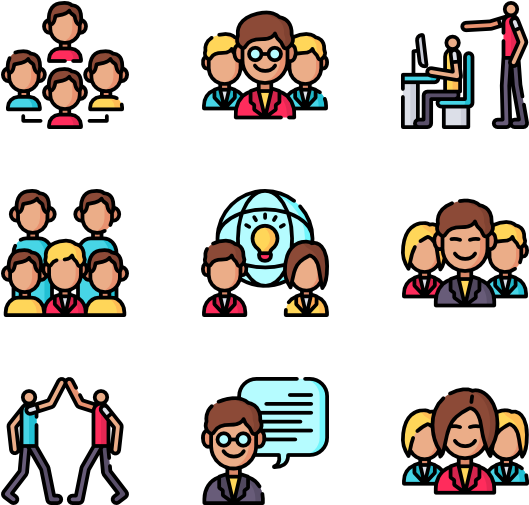 Teamwork - Transparent Problem Icon Clipart (600x564), Png Download