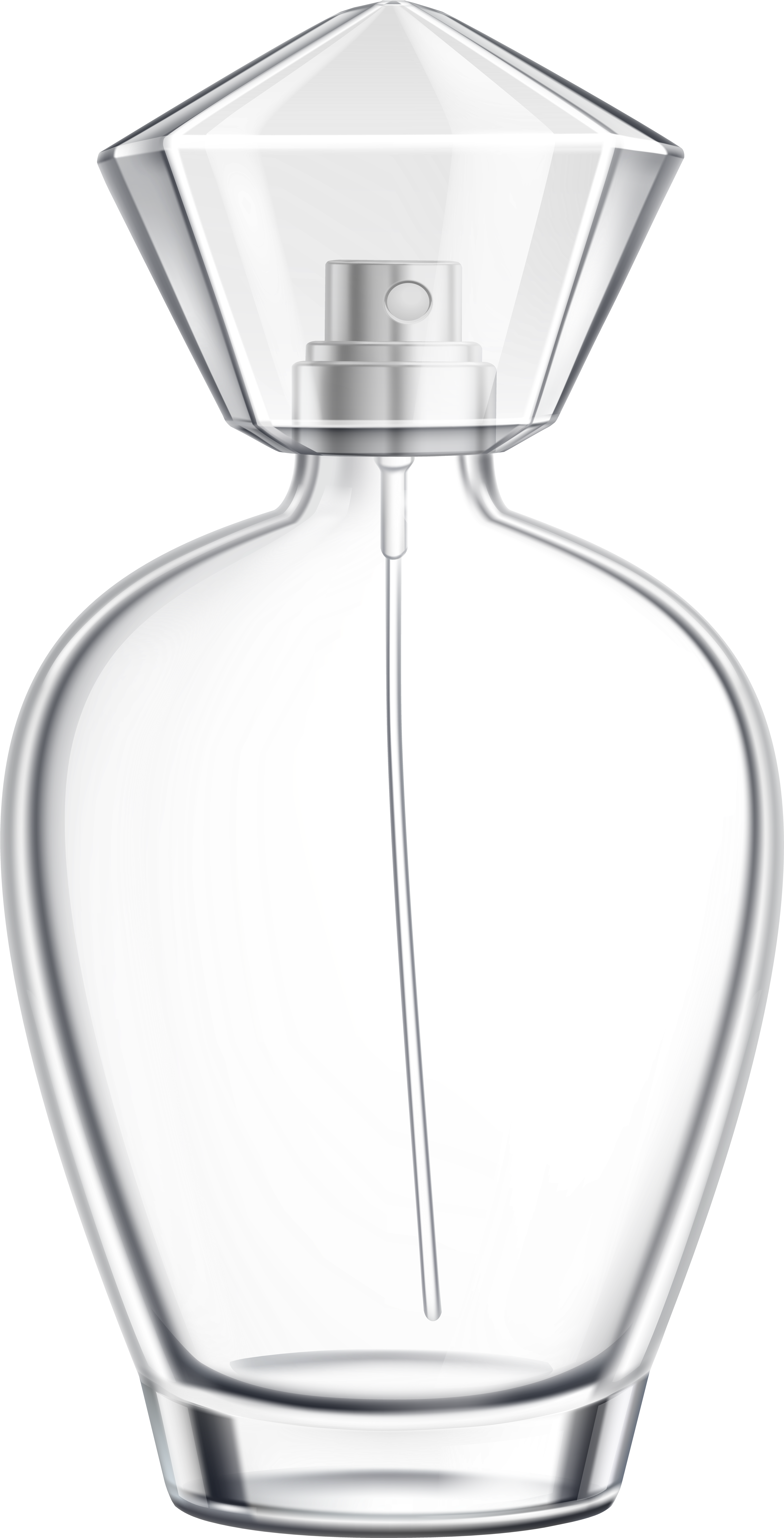 Empty Perfume Bottle Transparent Clip Art Image - Perfume - Png Download (4127x8000), Png Download