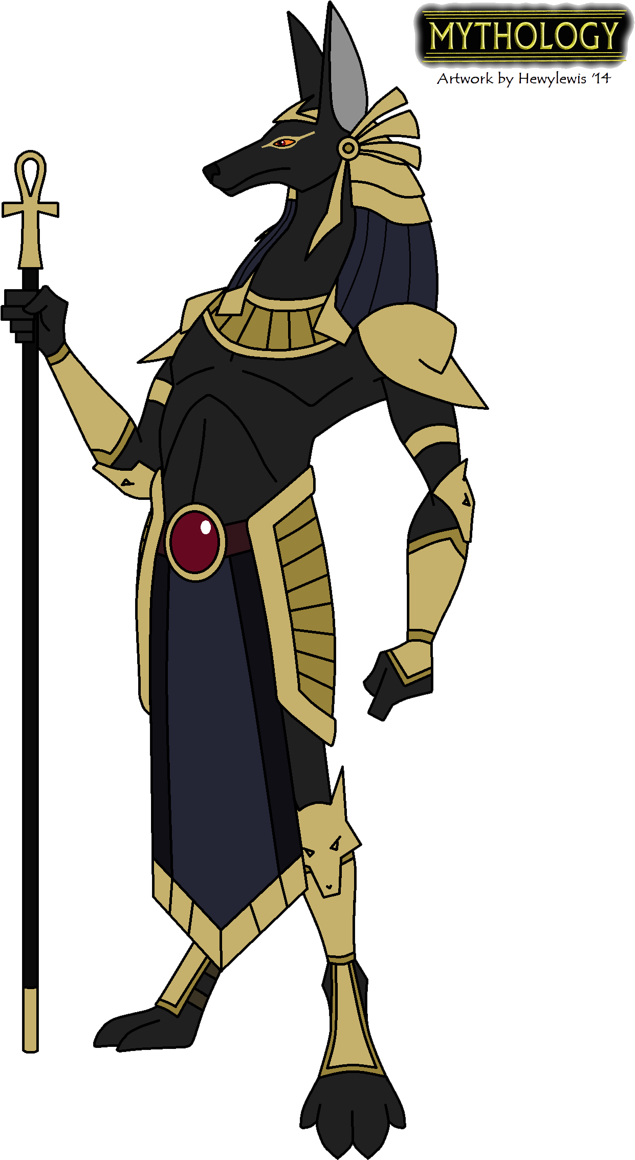 Anubis Download Png - Anubis Mythology Clipart (1270x2282), Png Download