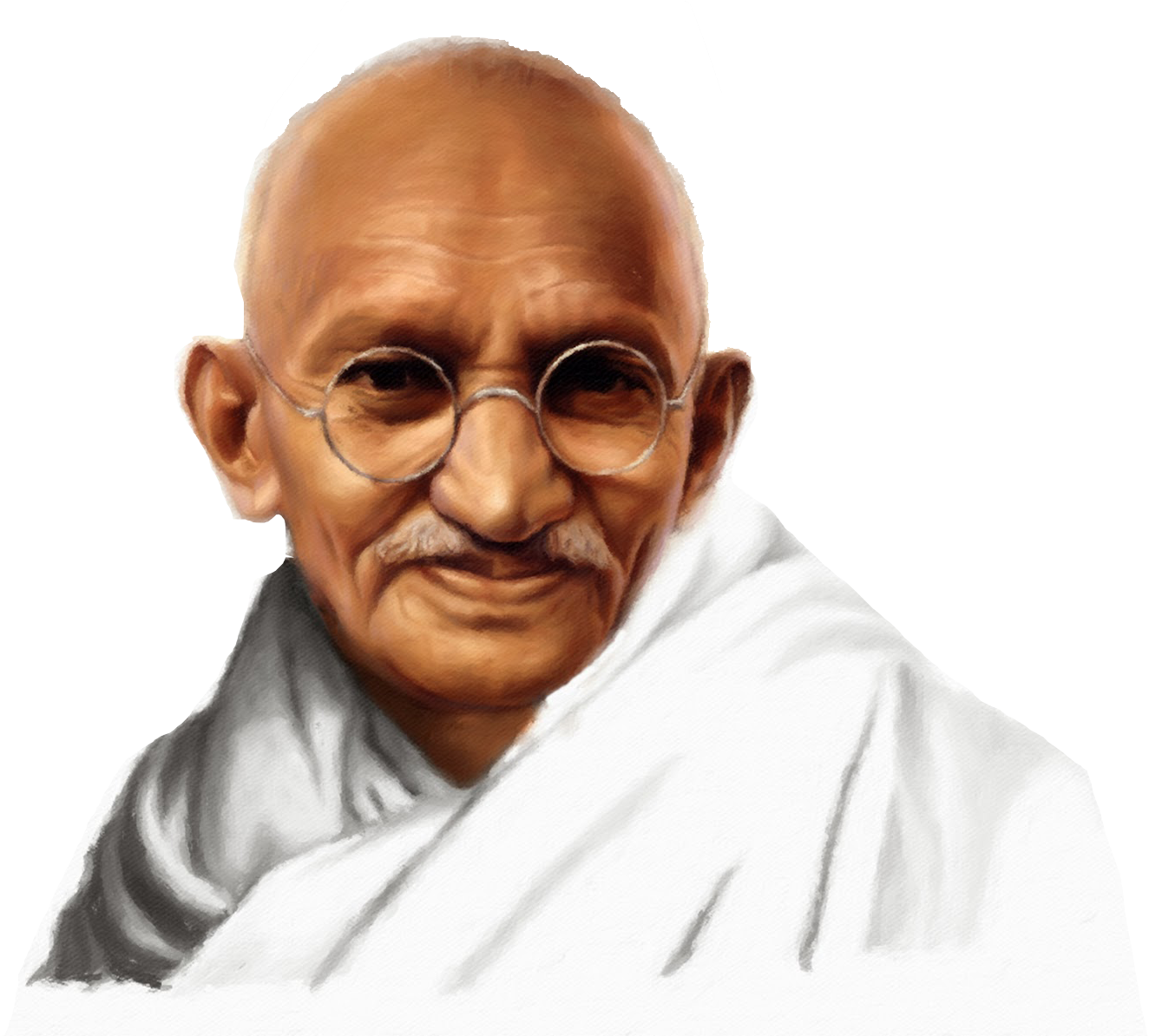 Free Png Download Mahatma Gandhi Png Images Background - Mahatma Gandhi Clipart (850x634), Png Download