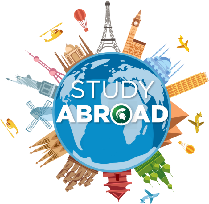 Study Abroad Elite Overseas Education - Abroad Education Clipart (678x662), Png Download