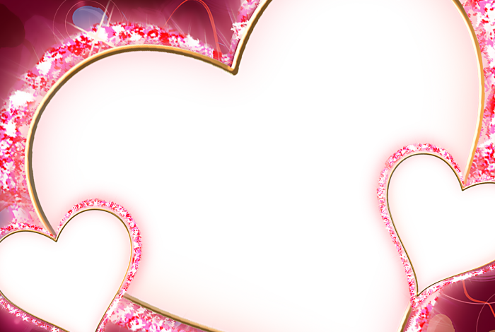 Love Frame Png Clipart (700x470), Png Download