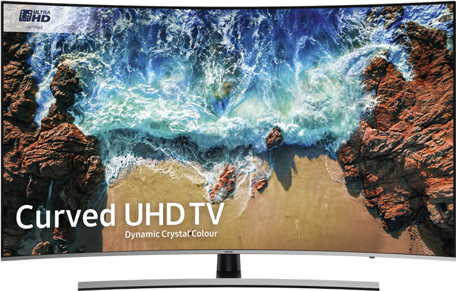 Samsung Ue55nu8500 55" Curved Smart 4k Ultra Hd Tv - Samsung Ue49nu8000 Clipart (640x640), Png Download