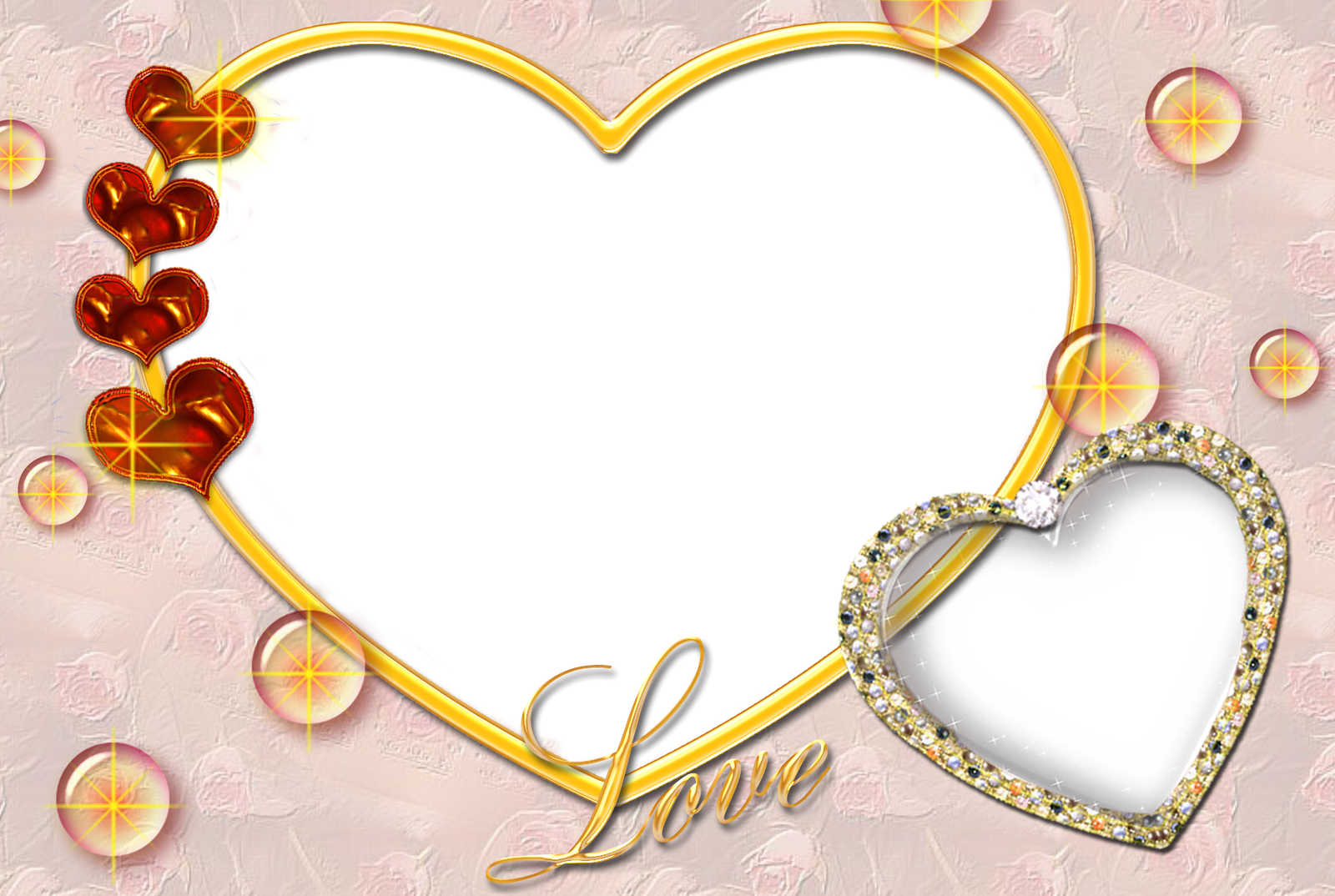 Love Picture Frames Hd Background Wallpaper 18 File - Love Frame Photos Hd Clipart (1600x1074), Png Download