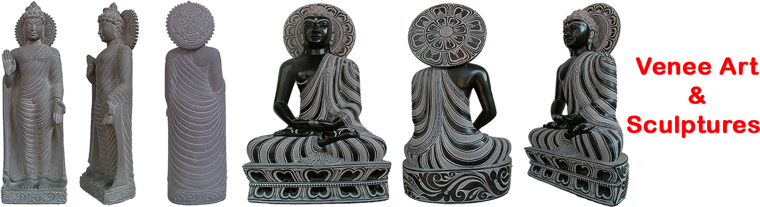 Lord Ganesha Statues - Statue Clipart (1600x450), Png Download