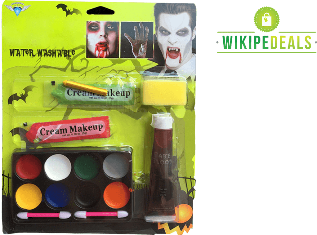 Bloody Halloween Makeup Kit - Fictional Character Clipart (1022x758), Png Download