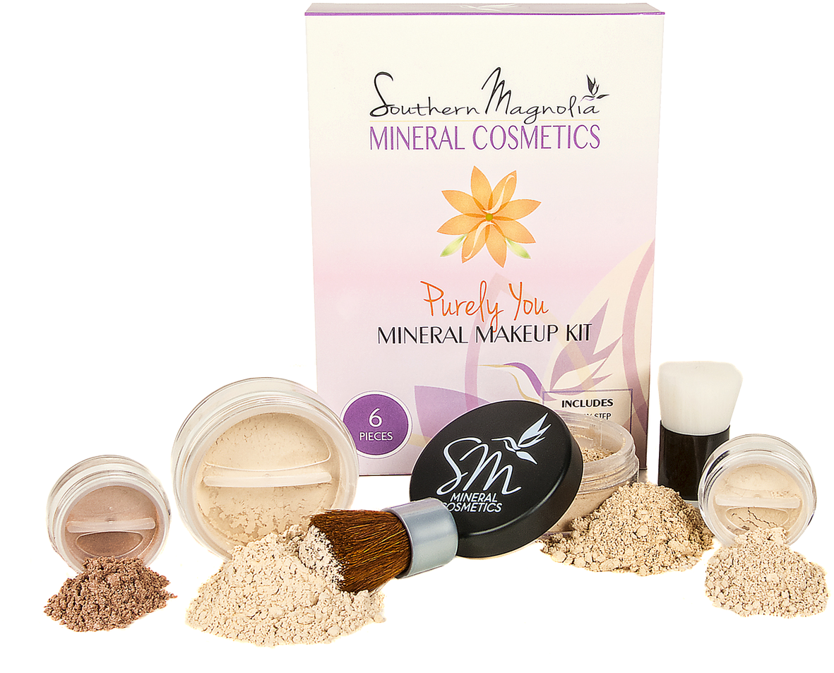 Purely You Natural 6 Piece Mineral Cosmetics Kit - Eye Shadow Clipart (1280x1071), Png Download