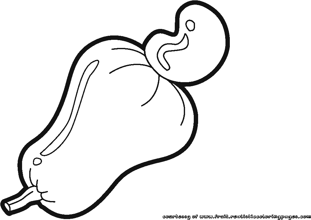 Cashew Clipart Cashew Fruit - Clipart Black And White Cashew - Png Download (1280x720), Png Download