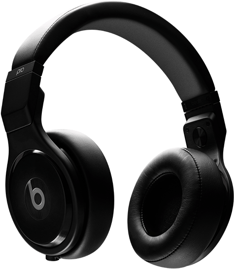 Beats Pro - Beats By Dr Dre Pro Black Clipart (640x640), Png Download