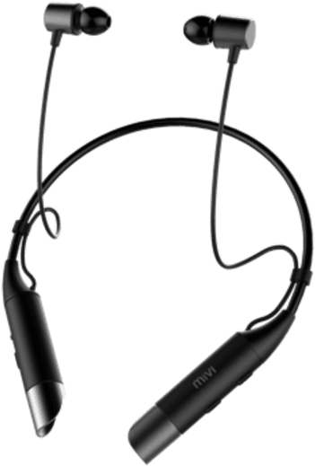 Collar Wireless Earphones - Mivi Earphones Clipart (600x600), Png Download