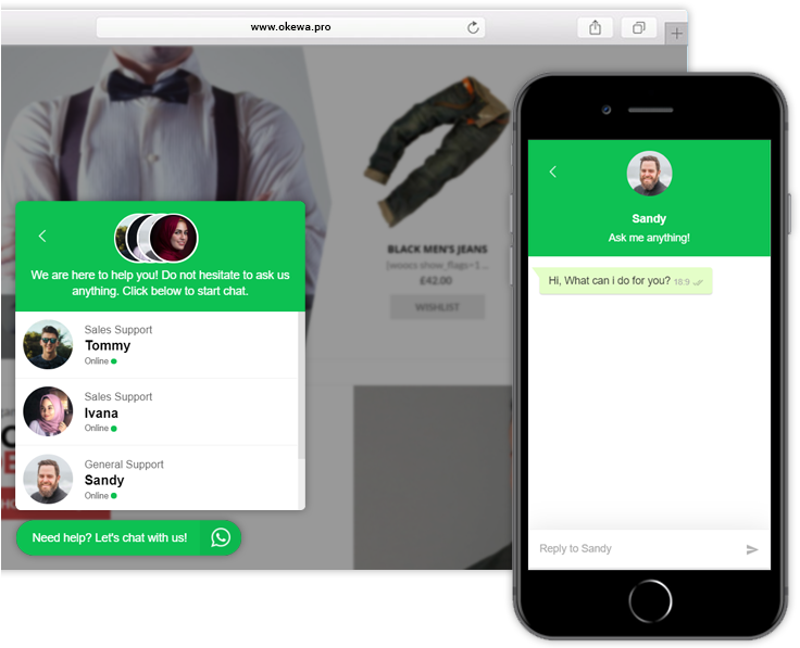 Live Chat Whatsapp Wordpress Clipart (800x600), Png Download
