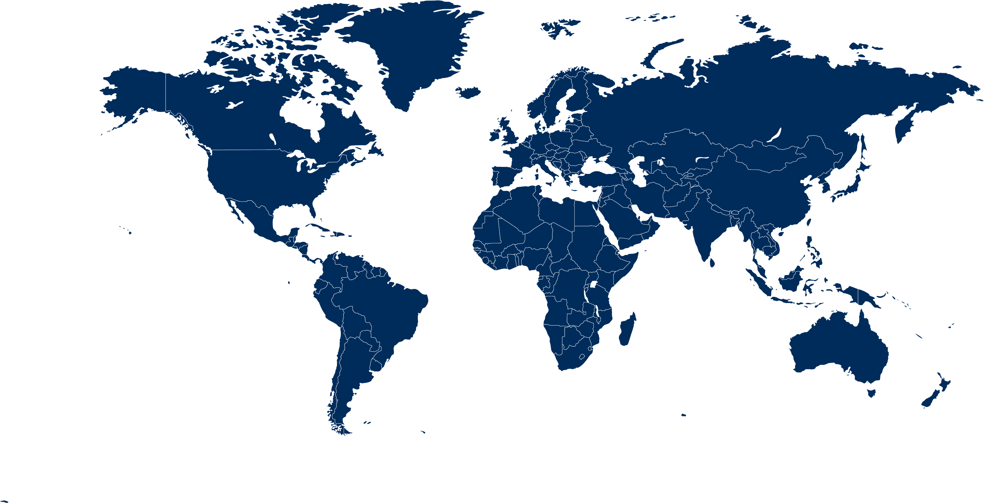 World Map South Africa Png Clipart (3358x1718), Png Download