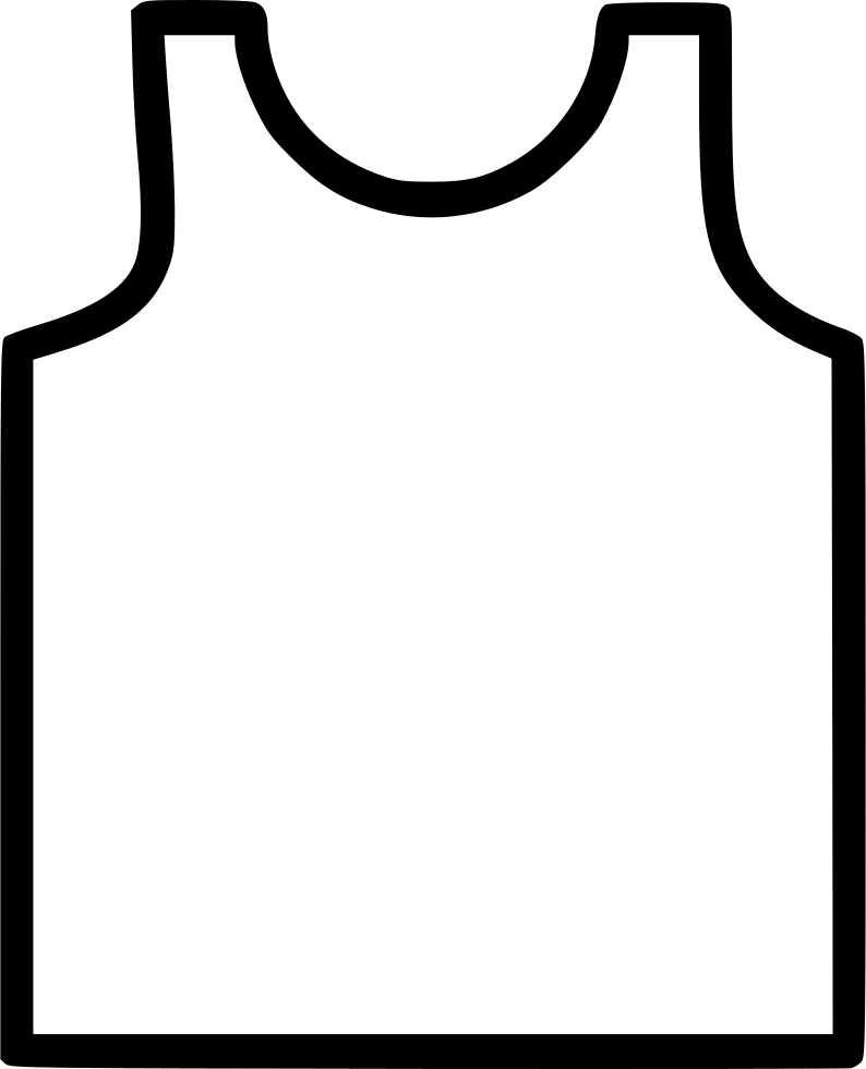 Cloth Under Shirt Vest Men Comments - Clipart Vest Png Transparent Png (794x980), Png Download