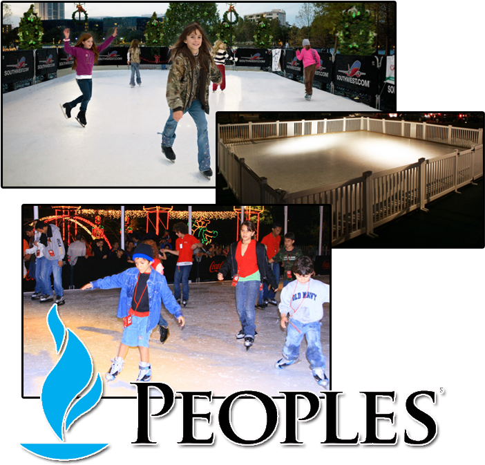 Skating-peoples - Peoples Natural Gas Clipart (710x700), Png Download