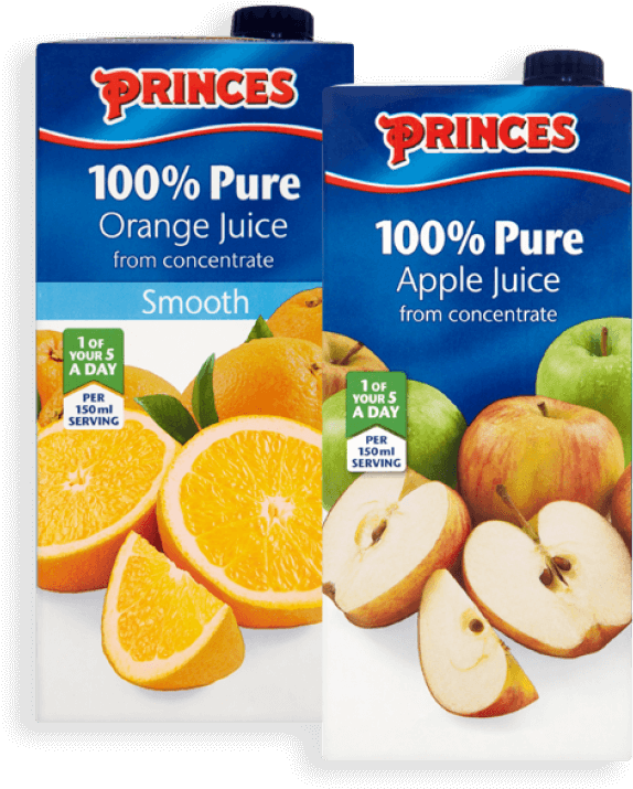 Pure Fruit Juice - Princes Orange Juice Clipart (998x748), Png Download