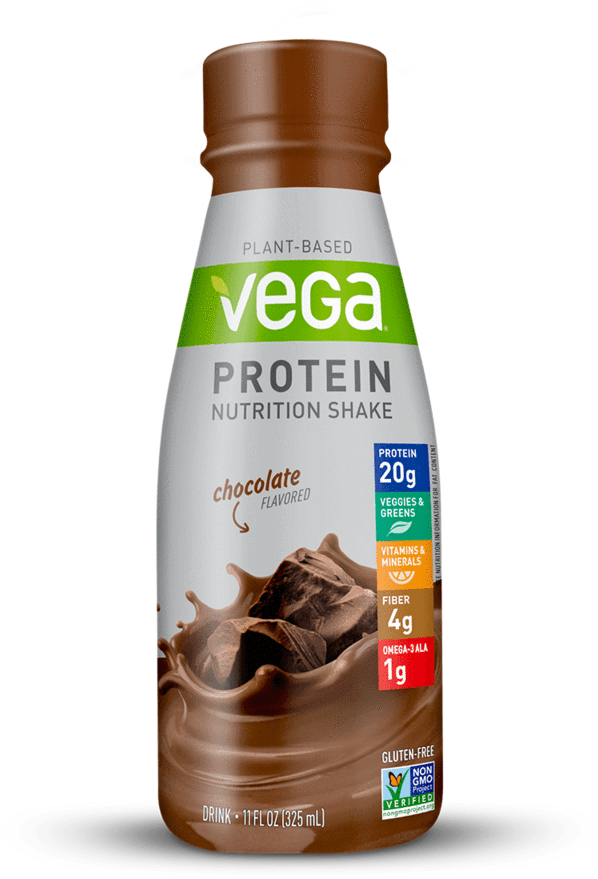 Vega® Protein Nutrition Shake - Vega Protein Nutrition Shake Clipart (1200x1200), Png Download