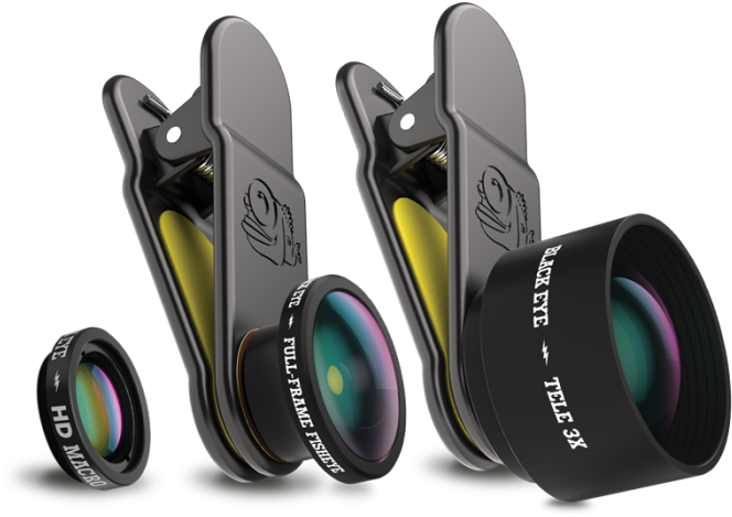Black Eye Lens Pro Kit For Smartphones - 6430055450460 Clipart (700x700), Png Download